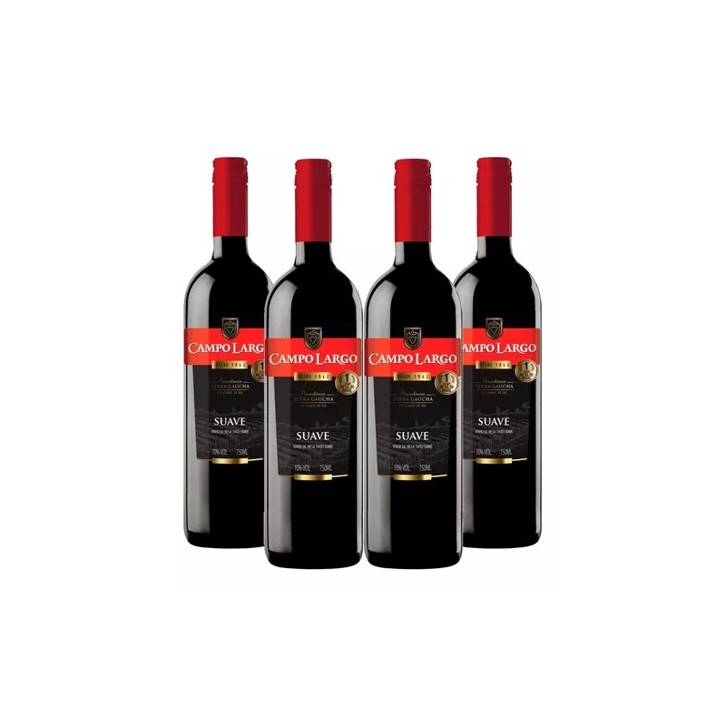 Vinho Campo Largo Tinto Suave 750 Ml