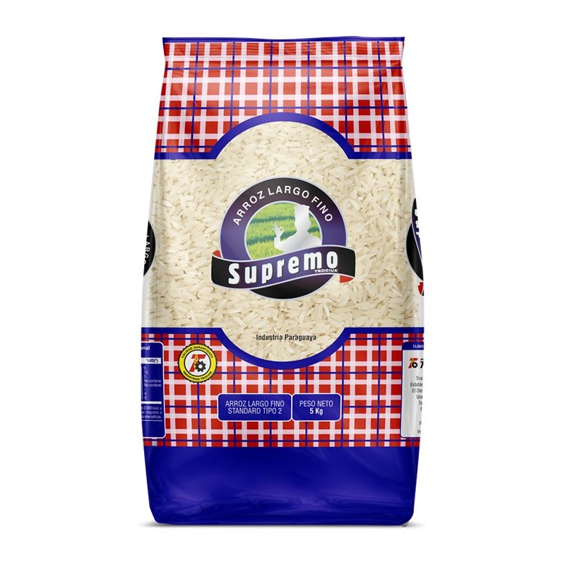 ARROZ SUPREMO TIPO II STD 500GR, 1KG. Y 5KG