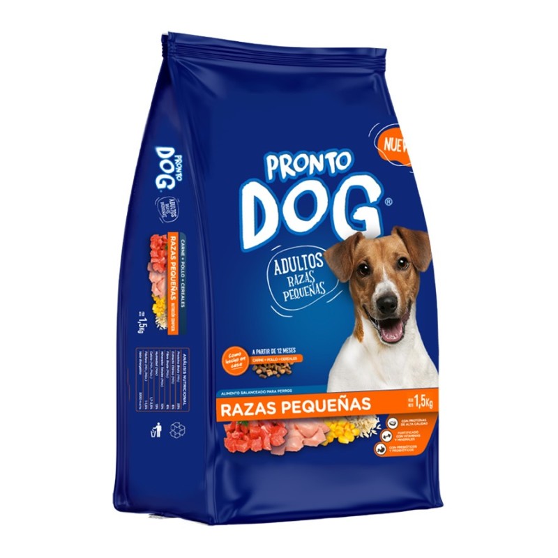 PRONTO DOG RAZAS PEQUEÑAS 1,5 kg 2,7 kg 7 kg 15 kg