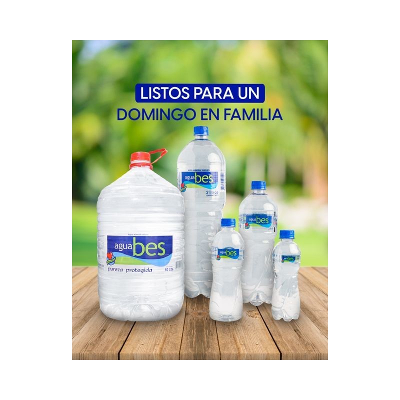 AGUA BES S/GAS 1LT, 2LT 5LT Y 10LT