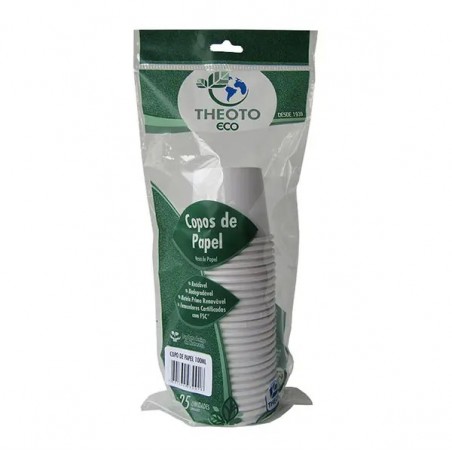 Vaso de papel 100ml 14x25 180ml 12x25 240ml 10x25